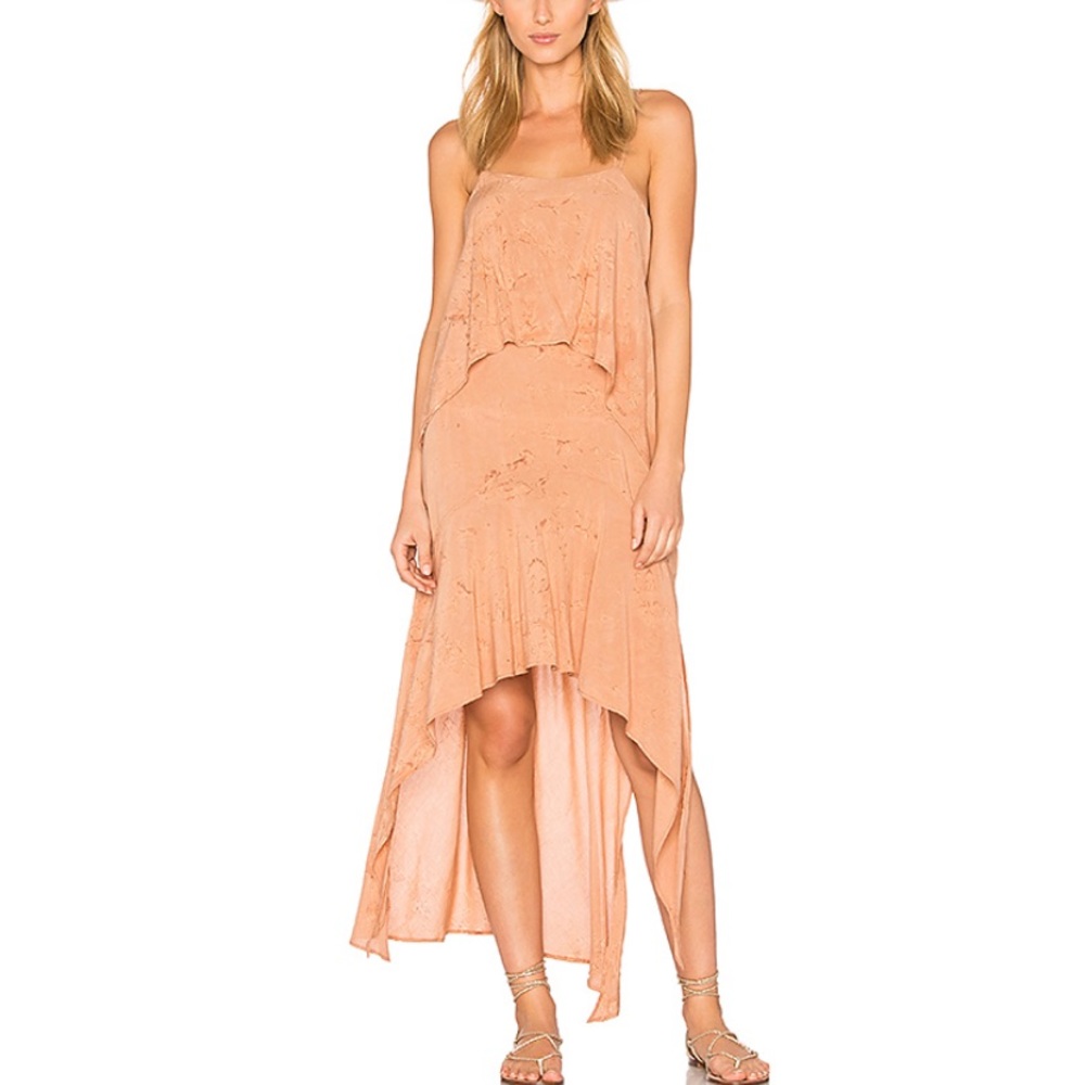 CASBAH TIERED MAXI IN RAIN SUNSET
